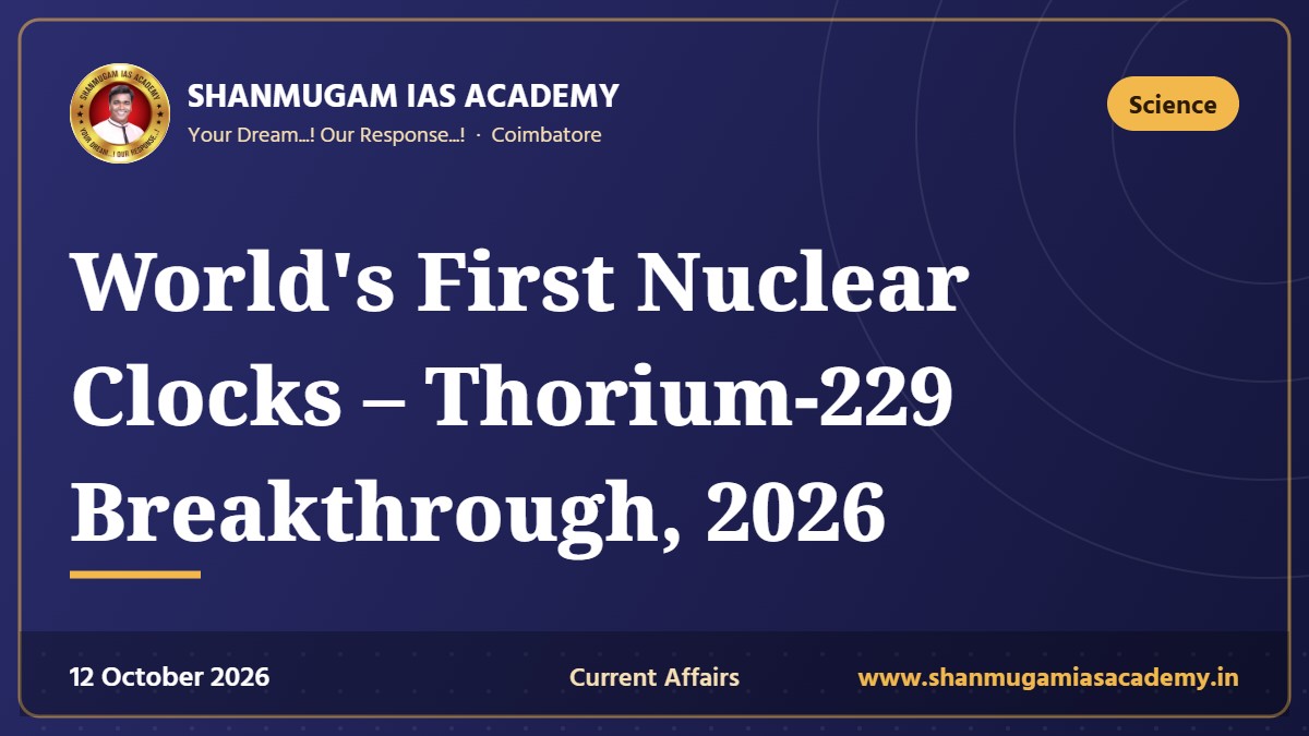 World's First Nuclear Clocks – Thorium-229 Breakthrough, 2026