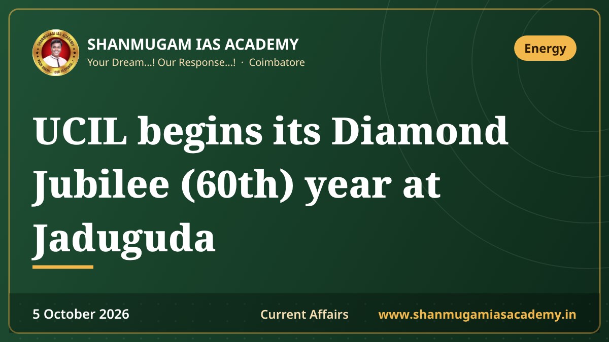 UCIL begins its Diamond Jubilee (60th) year at Jaduguda