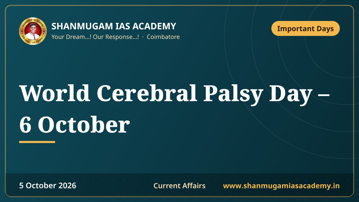 World Cerebral Palsy Day – 6 October