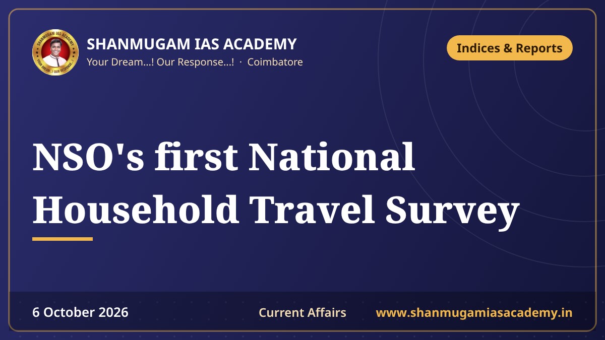NSO's first National Household Travel Survey