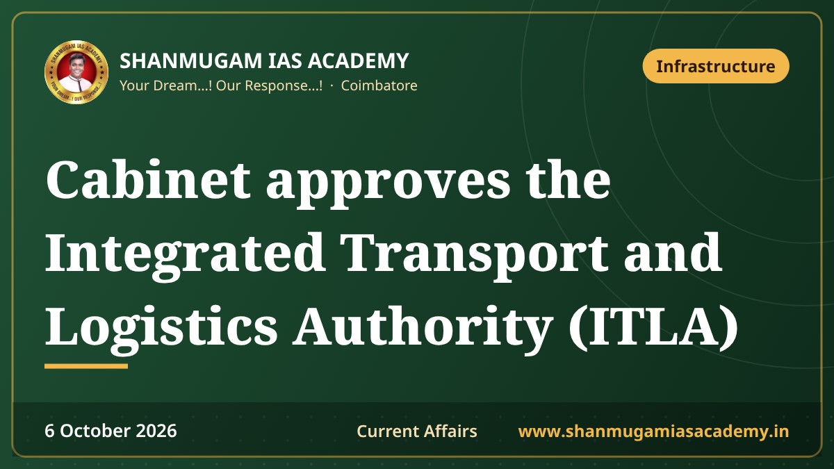 Cabinet approves the Integrated Transport and Logistics Authority (ITLA)