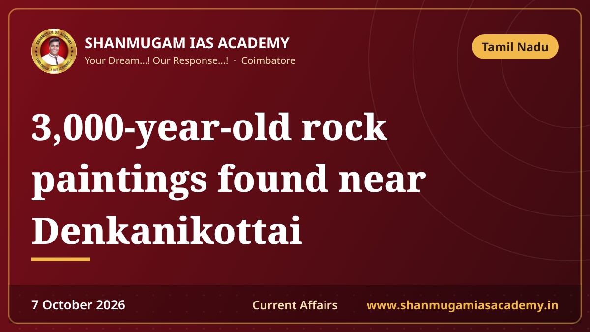 3,000-year-old rock paintings found near Denkanikottai