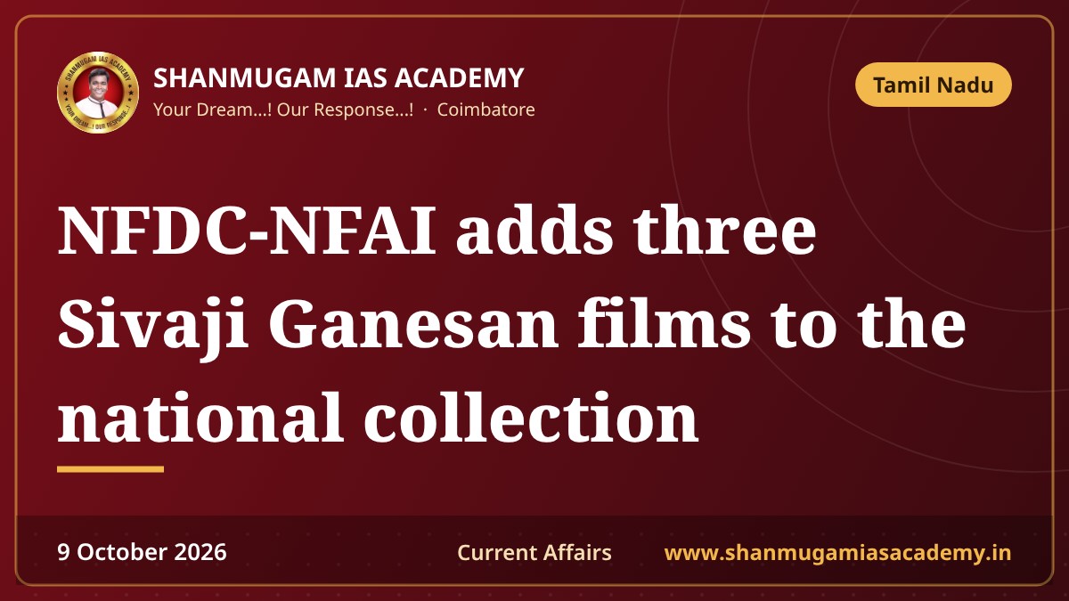 NFDC-NFAI adds three Sivaji Ganesan films to the national collection