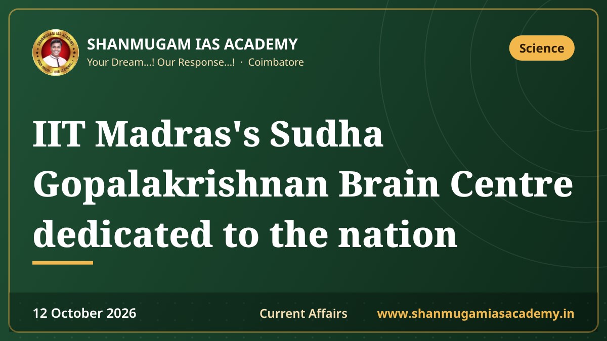 IIT Madras's Sudha Gopalakrishnan Brain Centre dedicated to the nation