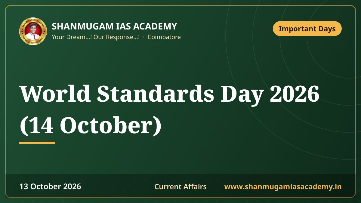 World Standards Day 2026 (14 October)
