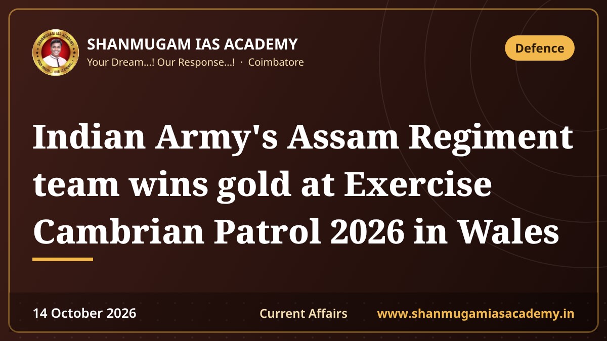 Indian Army's Assam Regiment team wins gold at Exercise Cambrian Patrol 2026 in Wales