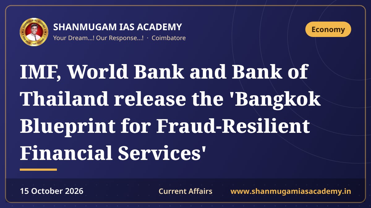 IMF, World Bank and Bank of Thailand release the 'Bangkok Blueprint for Fraud-Resilient Financial Services'