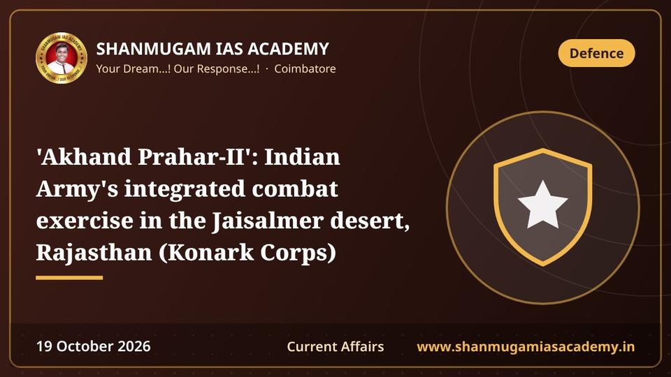 'Akhand Prahar-II': Indian Army's integrated combat exercise in the Jaisalmer desert, Rajasthan (Konark Corps)