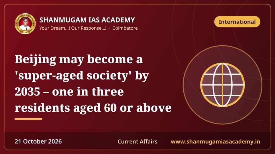 Beijing may become a 'super-aged society' by 2035 – one in three residents aged 60 or above