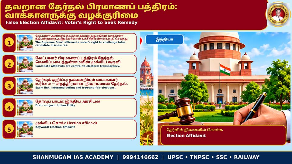 Voters too can file private criminal complaints over a candidate's false election affidavit – Supreme Court