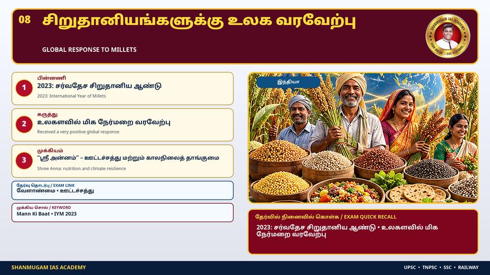 'International Year of Millets 2023' drew a very positive global response – PM Modi in the 139th 'Mann Ki Baat'