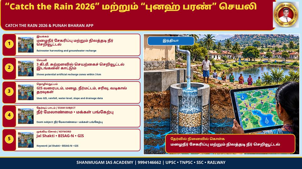 Jal Shakti Minister C.R. Patil launches 'Punah Bharan' app for groundwater-recharge planning; 'Jal Sanchay Jan Bhagidari: Catch the Rain' drive