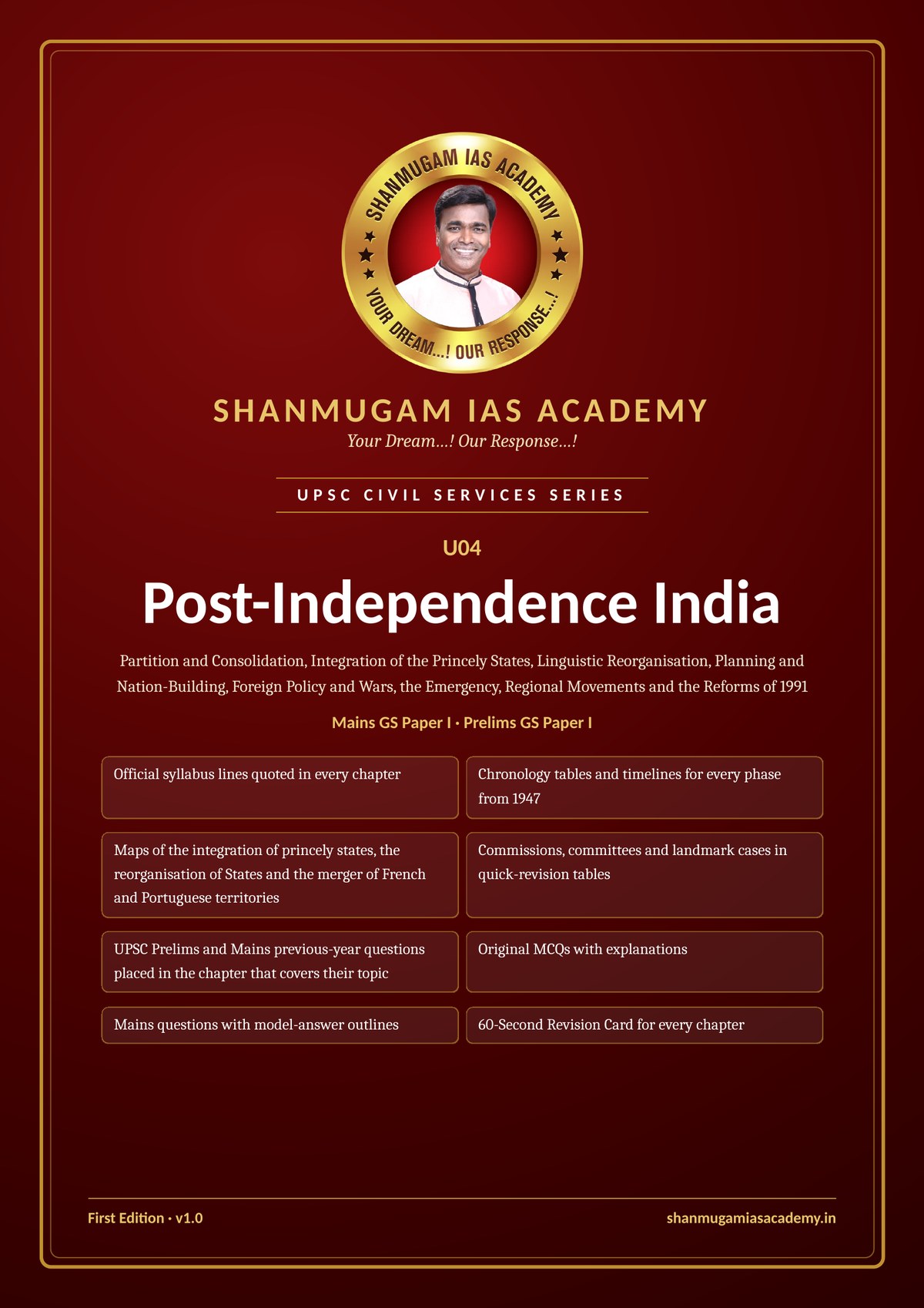 U04 · Post-Independence India – UPSC Civil Services (Prelims & Mains)