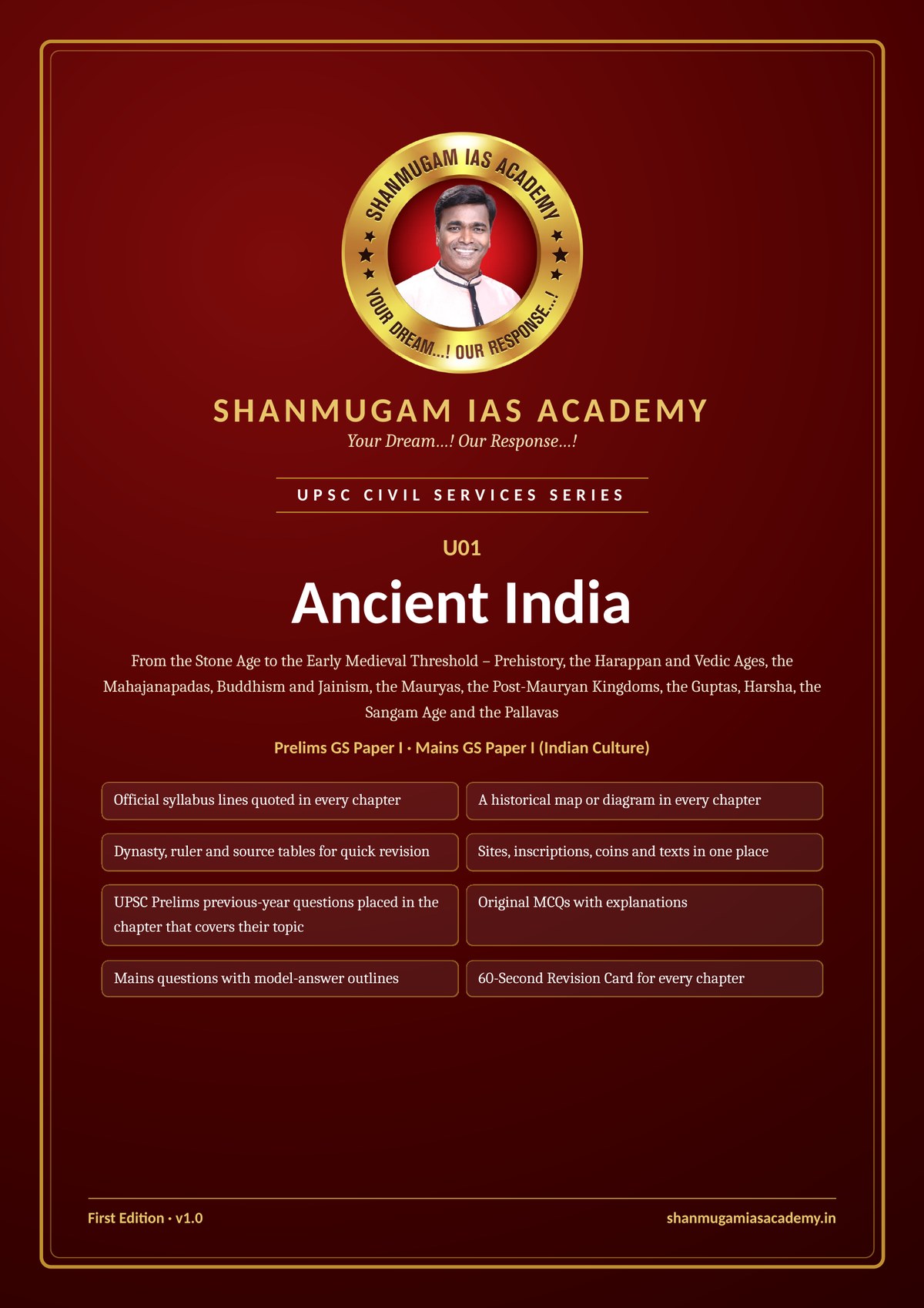 U01 · Ancient India – UPSC Civil Services (Prelims & Mains)