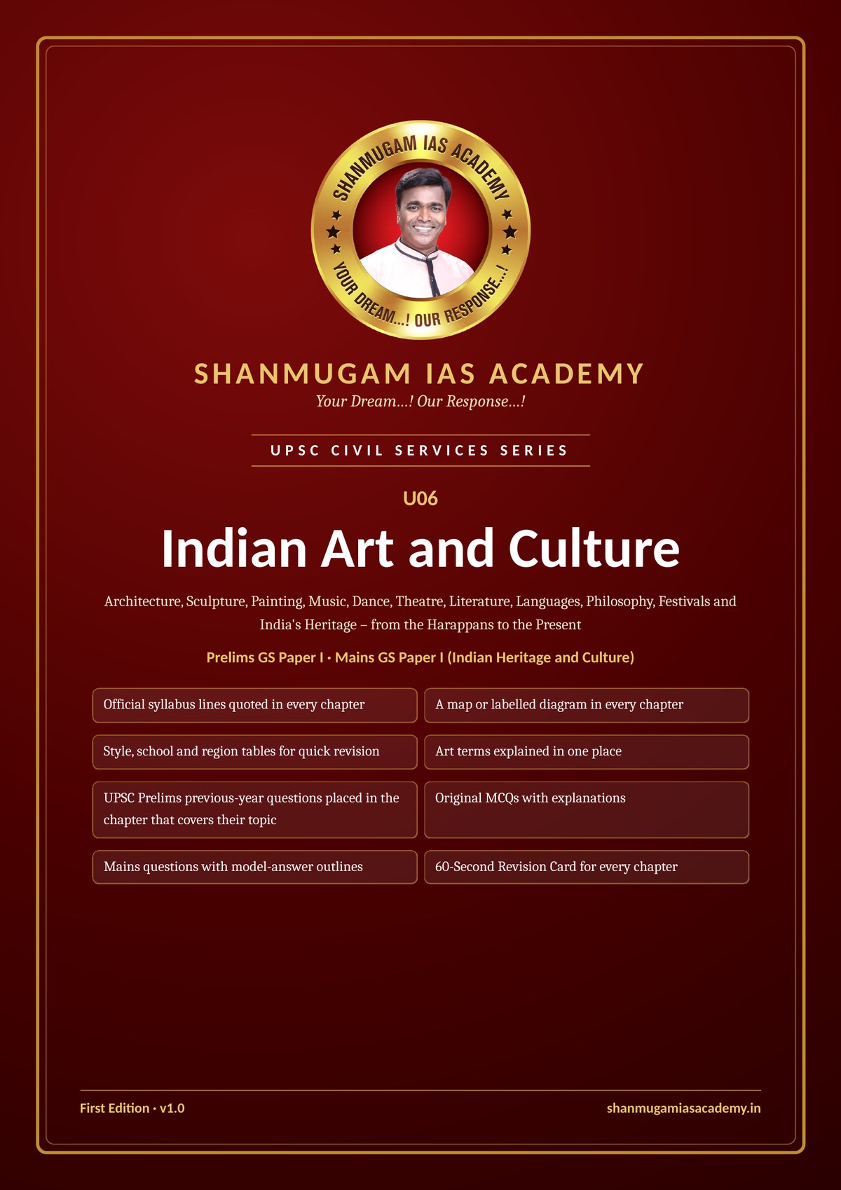 U06 · Indian Art and Culture – UPSC Civil Services (Prelims & Mains)