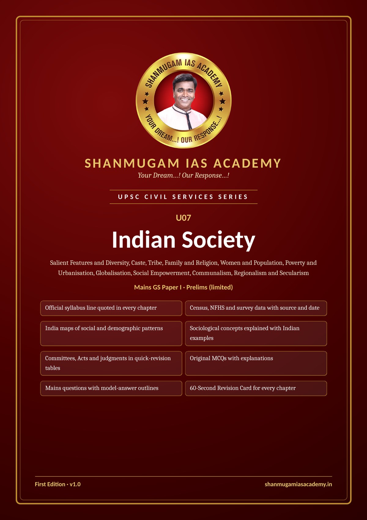 U07 · Indian Society – UPSC Civil Services (Prelims & Mains)