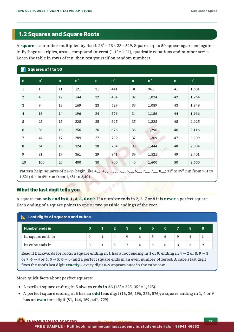 IBPS Clerk 2026 – Quantitative Aptitude (Prelims + Mains) – sample page 10