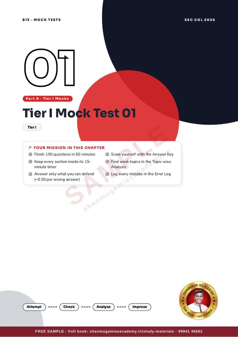 SSC CGL 2026 – Full Mock Test Papers (Tier I + Tier II – 38 Full Mock Papers) – sample page 7