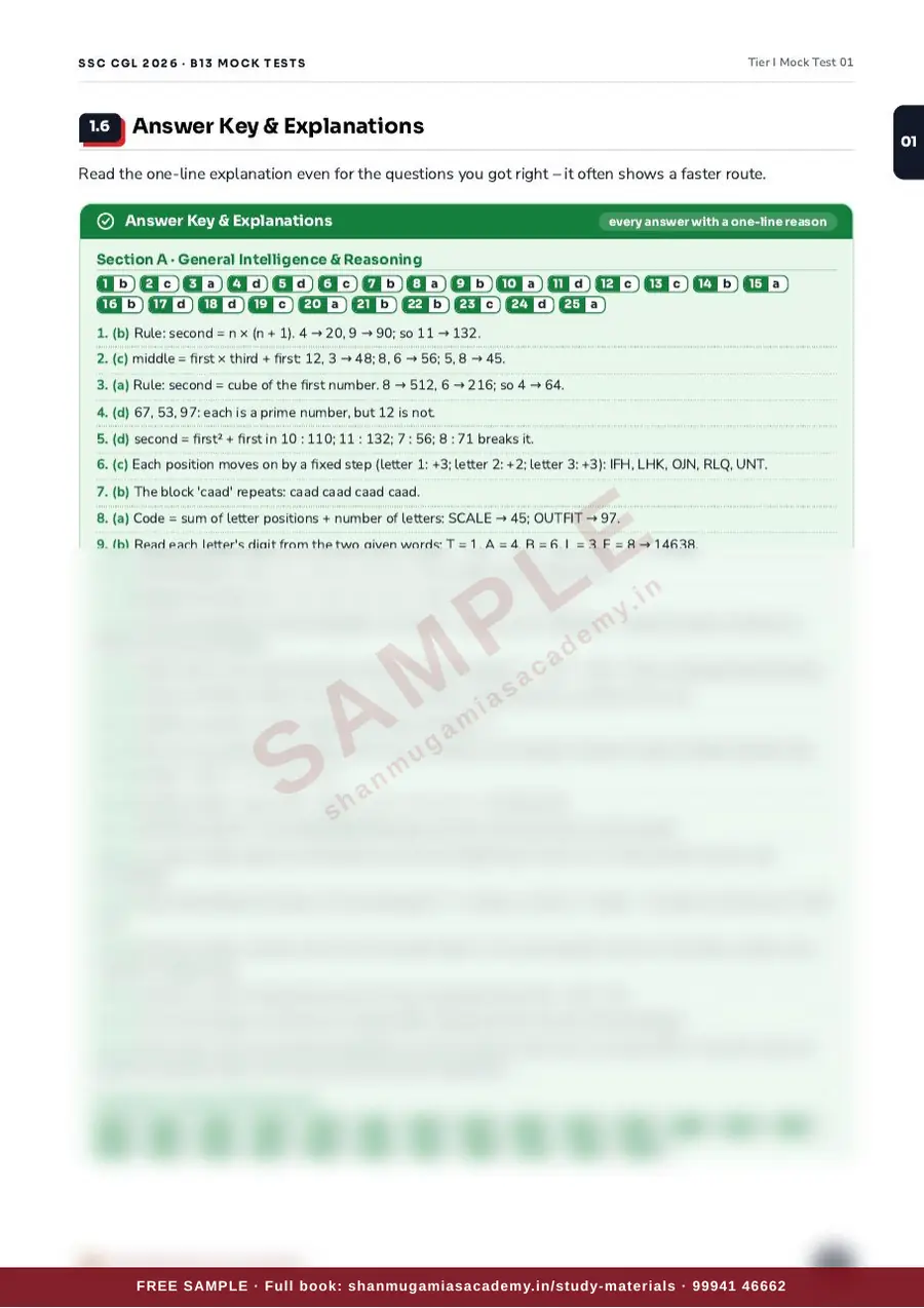 SSC CGL 2026 – Full Mock Test Papers (Tier I + Tier II – 38 Full Mock Papers) – sample page 12