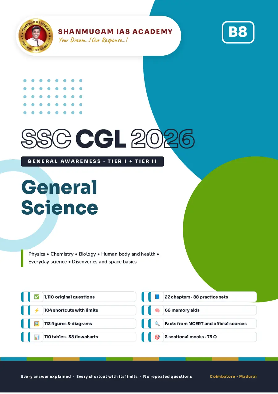 SSC CGL 2026 – General Science (Tier I + Tier II) – sample page 1
