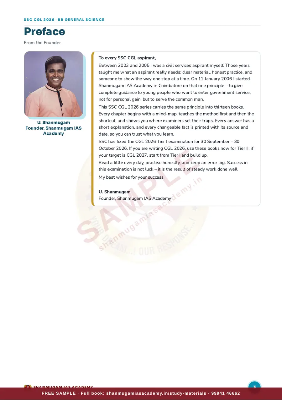SSC CGL 2026 – General Science (Tier I + Tier II) – sample page 2