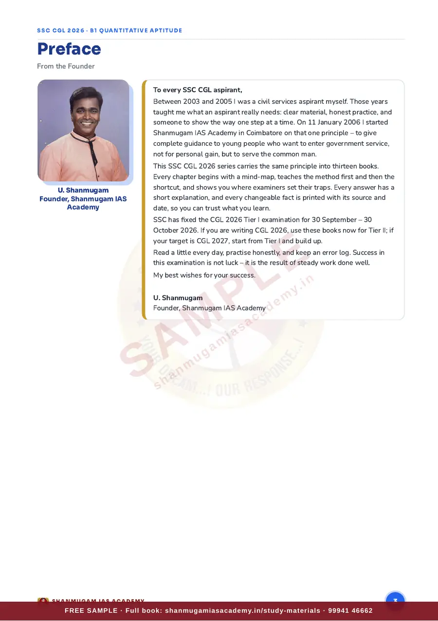 SSC CGL 2026 – Quantitative Aptitude (Tier I + Tier II) – sample page 2
