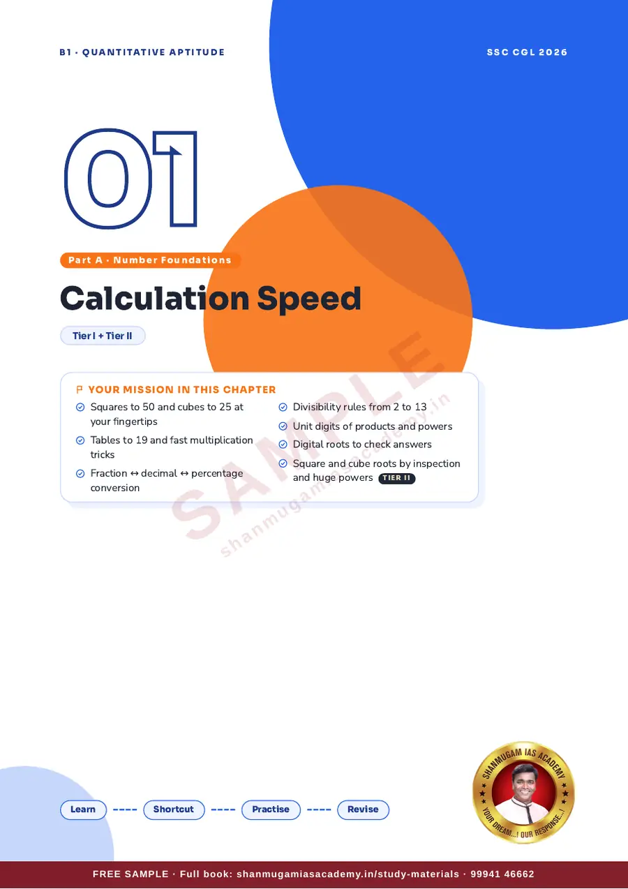 SSC CGL 2026 – Quantitative Aptitude (Tier I + Tier II) – sample page 7