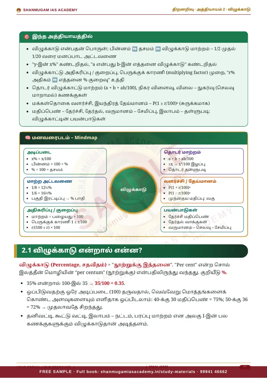 TNPSC திறனறிவும் மனக்கணக்கு நுண்ணறிவும் (Aptitude & Mental Ability) – முழுமையான பாடநூல் – sample page 10