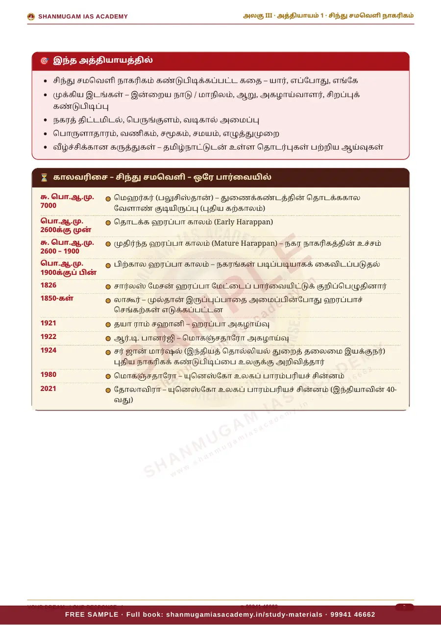 TNPSC பொது அறிவு அலகு III — இந்தியாவின் வரலாறு, பண்பாடு & இந்திய தேசிய இயக்கம் – முழுமையான பாடநூல் – sample page 6