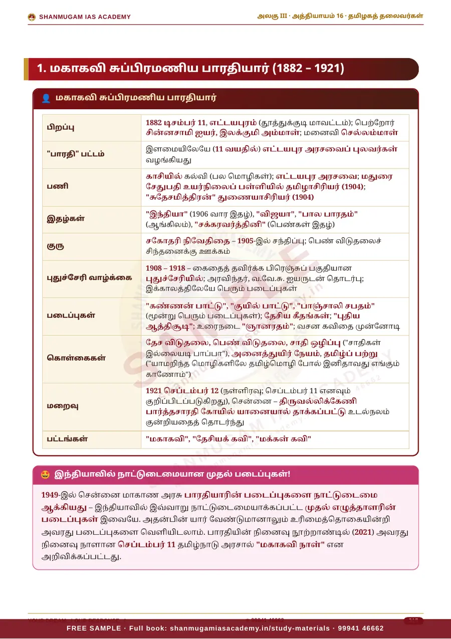 TNPSC பொது அறிவு அலகு III — இந்தியாவின் வரலாறு, பண்பாடு & இந்திய தேசிய இயக்கம் – முழுமையான பாடநூல் – sample page 14