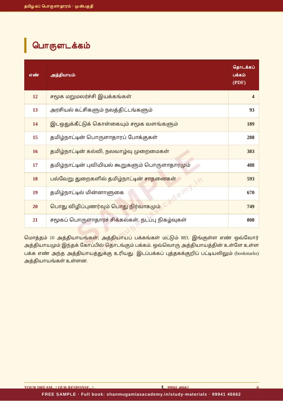 TNPSC பொது அறிவு அலகு V (பகுதி 2) — தமிழகப் பொருளாதாரம் (Tamil Nadu Economy) – முழுமையான பாடநூல் – sample page 3
