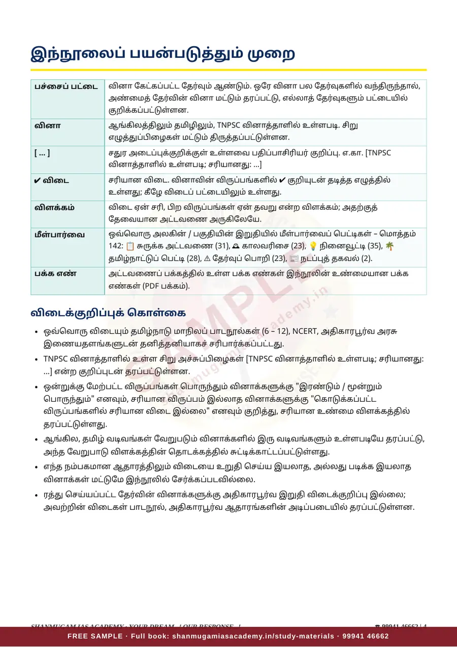 இந்திய தேசிய இயக்கம் — முந்தைய ஆண்டு வினா – விடை – விளக்கம் (2020 – 2026) – sample page 4