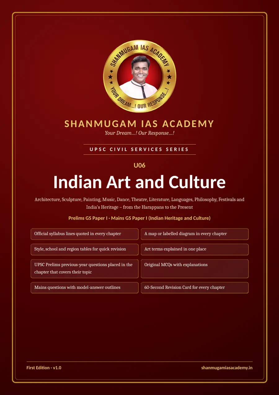U06 · Indian Art and Culture – UPSC Civil Services (Prelims & Mains) – sample page 1