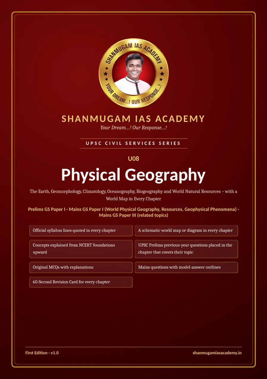 U08 · Physical Geography – UPSC Civil Services (Prelims & Mains) – sample page 1