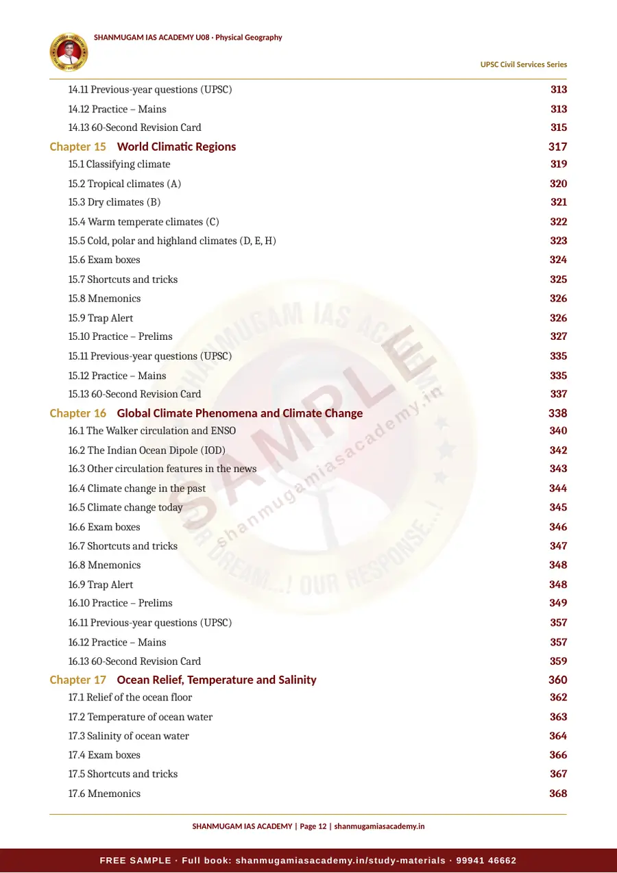 U08 · Physical Geography – UPSC Civil Services (Prelims & Mains) – sample page 12