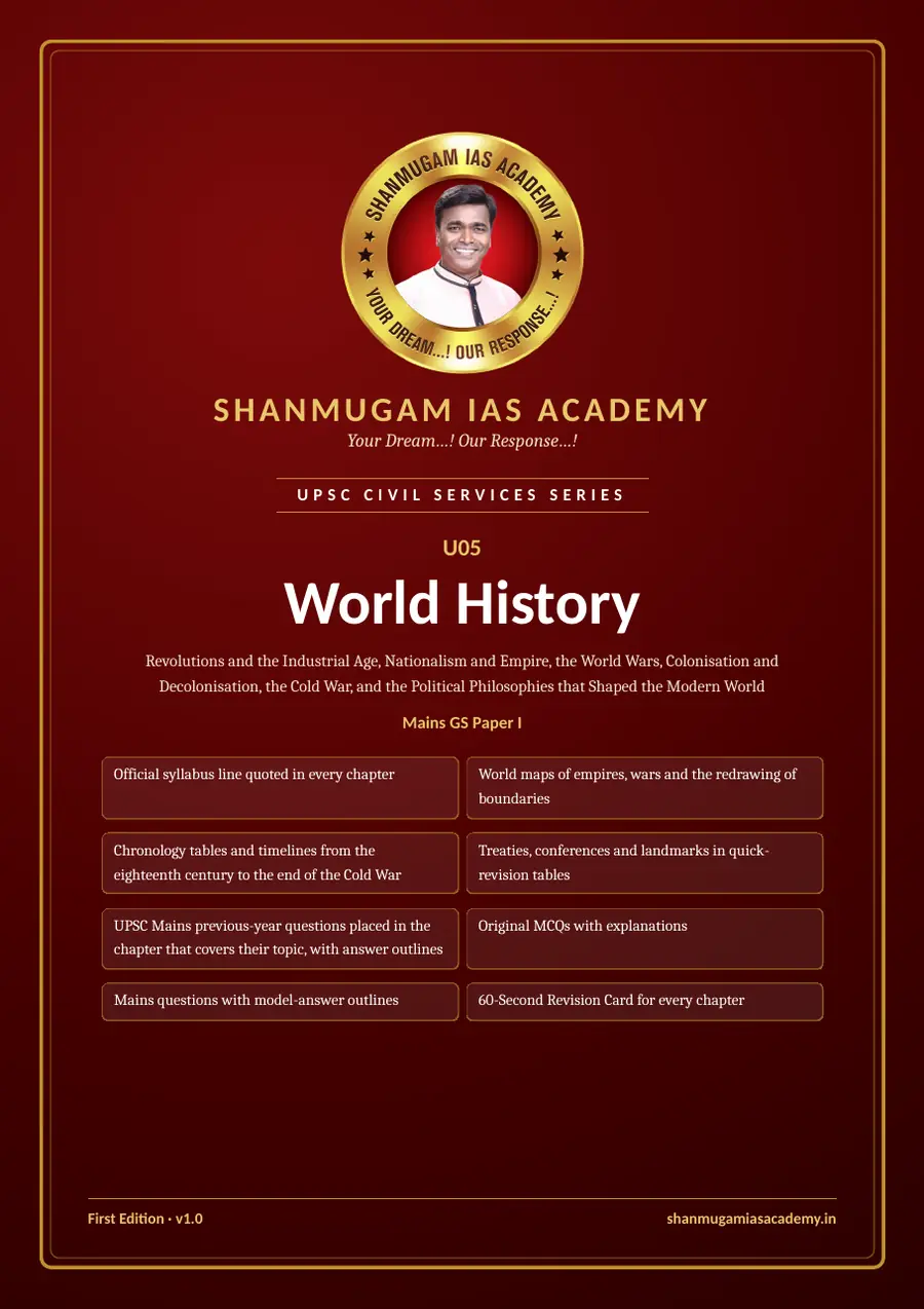 U05 · World History – UPSC Civil Services (Prelims & Mains) – sample page 1