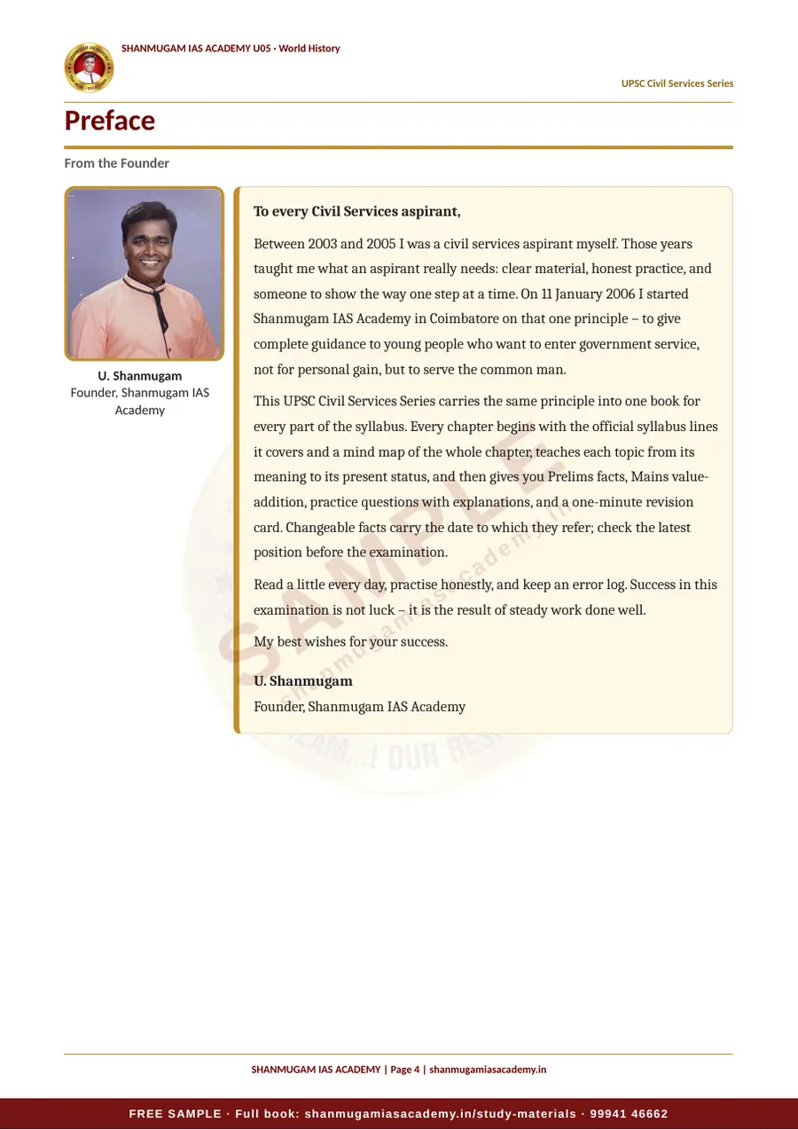 U05 · World History – UPSC Civil Services (Prelims & Mains) – sample page 4