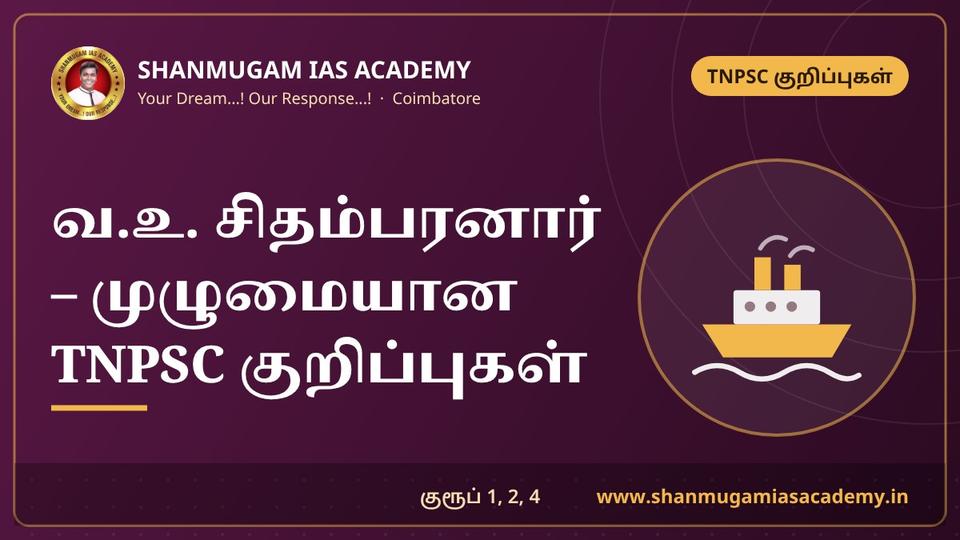 V. O. Chidambaram Pillai (VOC) – Life, Swadeshi Steam Navigation Company & Freedom Struggle