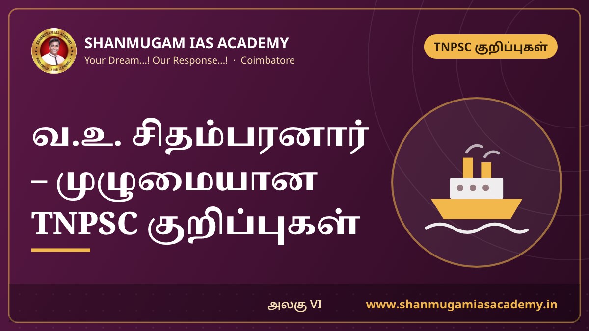 V. O. Chidambaram Pillai (VOC) – Life, Swadeshi Steam Navigation Company & Freedom Struggle